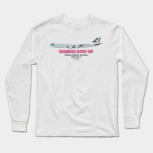 Boeing B747-8F - Cathay Pacific Cargo "Old Colours" Long Sleeve T-Shirt